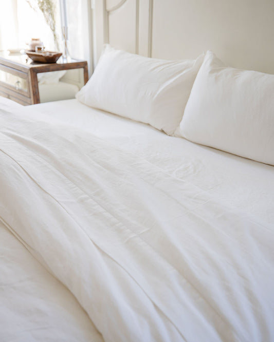 Elevate Your Sleep Experience with Linen-Cotton Blend Sheets
