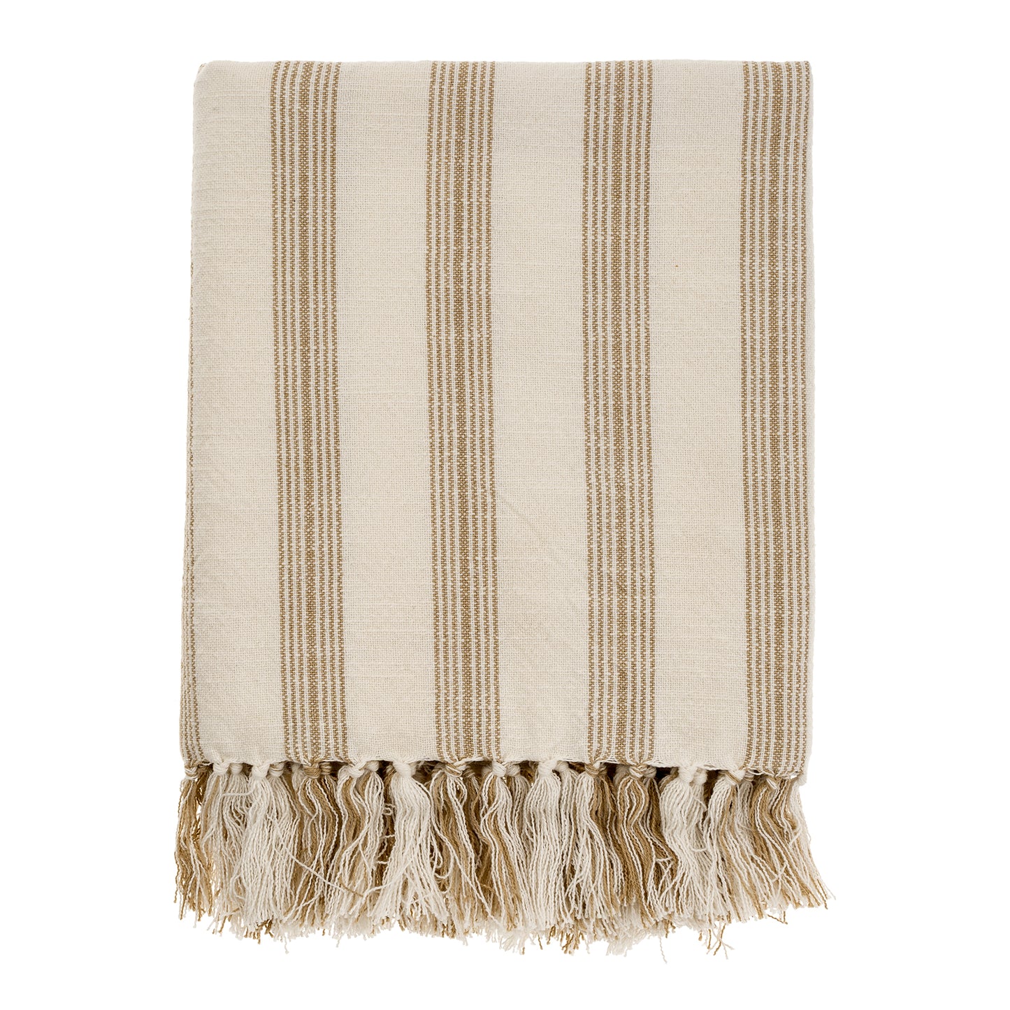French Stripe Hammam Bath Towel, Warm Sand