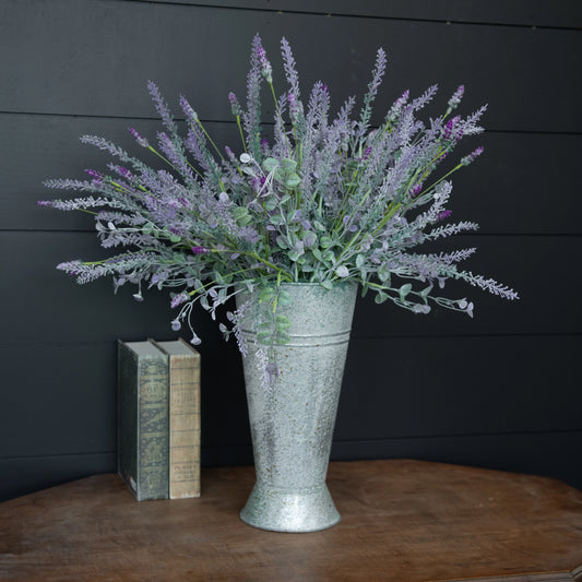 21" Faux Lavender Bush Floral Stem