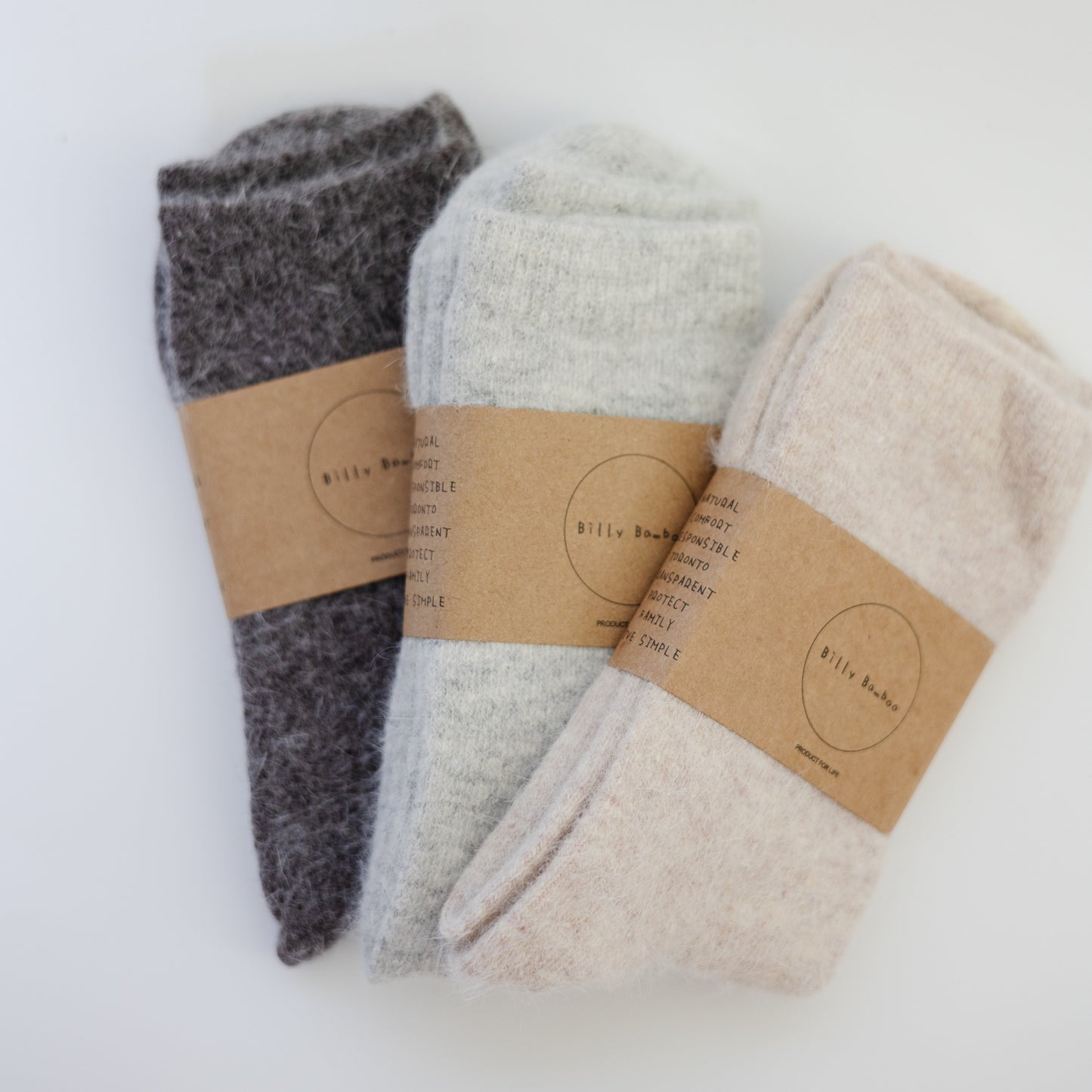Fluffy Angora Socks