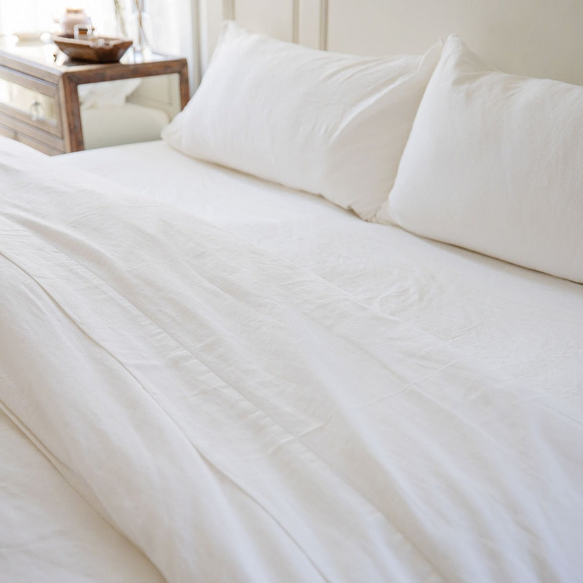 Signature Linen Cotton Blend Sheets