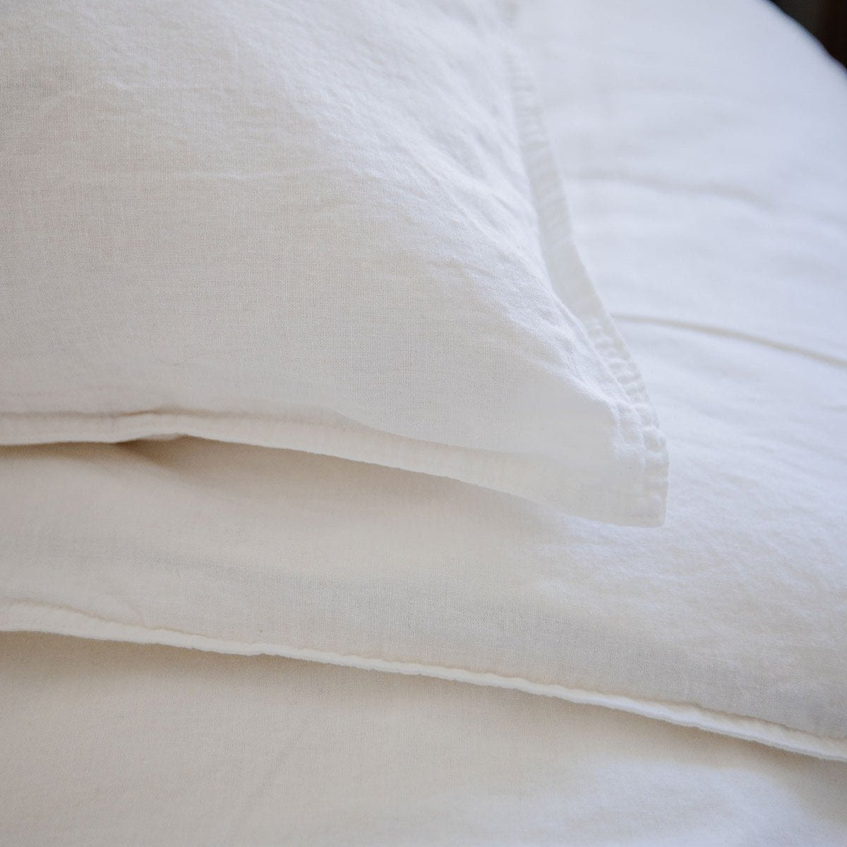 Signature Linen Cotton Blend Duvet Cover Set