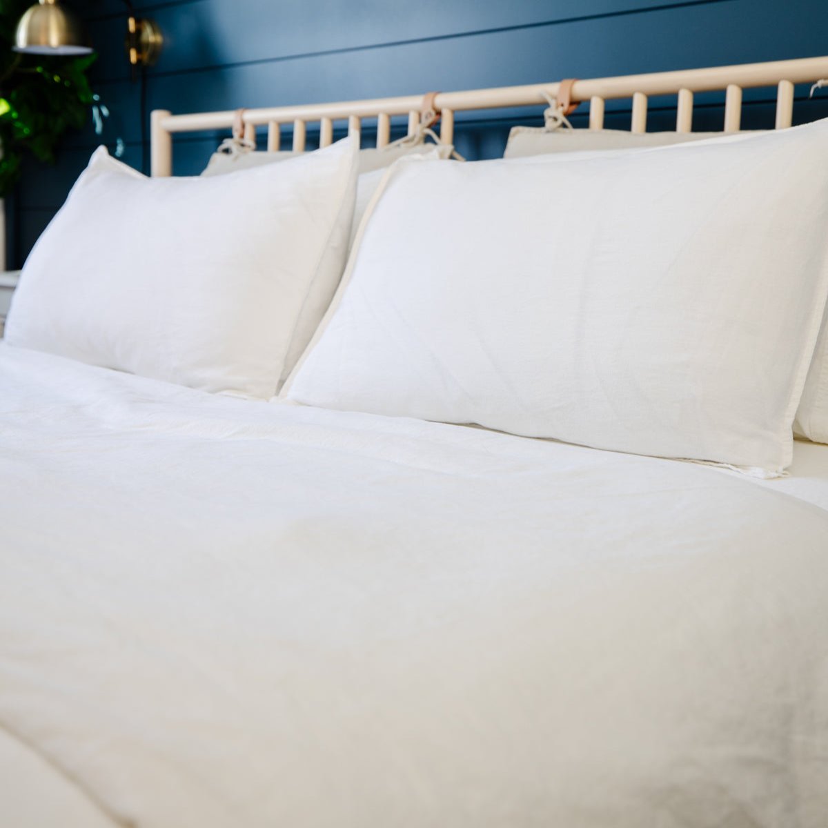 Signature Linen Cotton Blend Duvet Cover Set