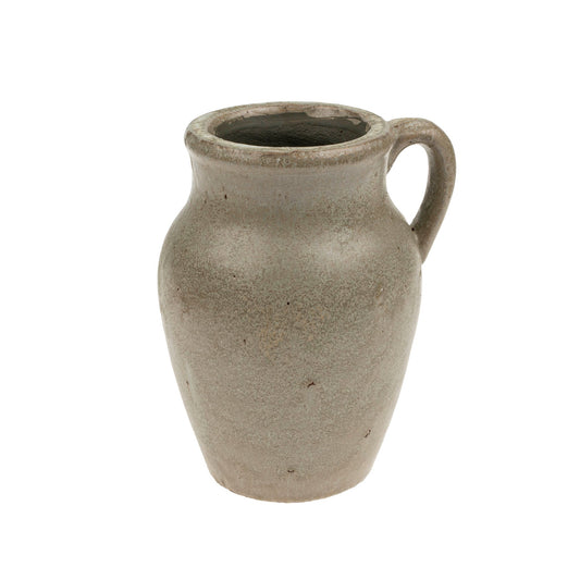 Rhodes Pitcher Vase Small, Reactive Brown