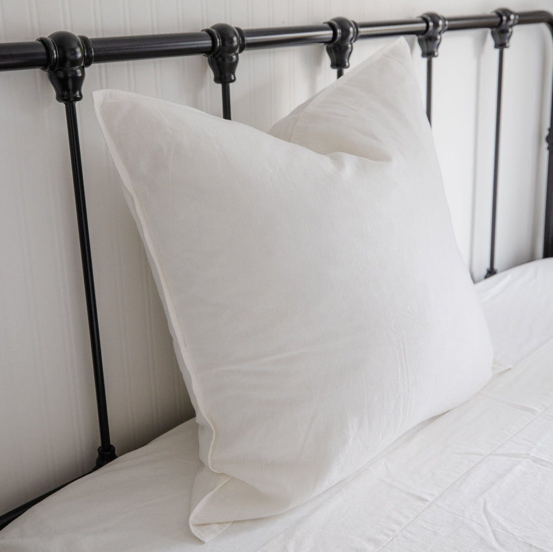 Signature Linen Cotton Blend Euro Sham – Cozy Prairie Linens Co.