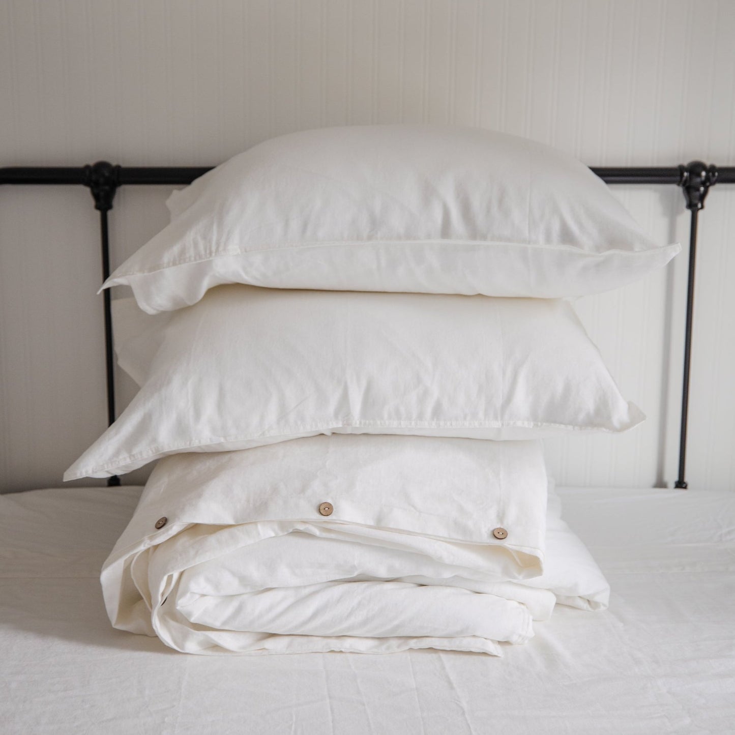 Signature Linen Cotton Blend Duvet Cover Set