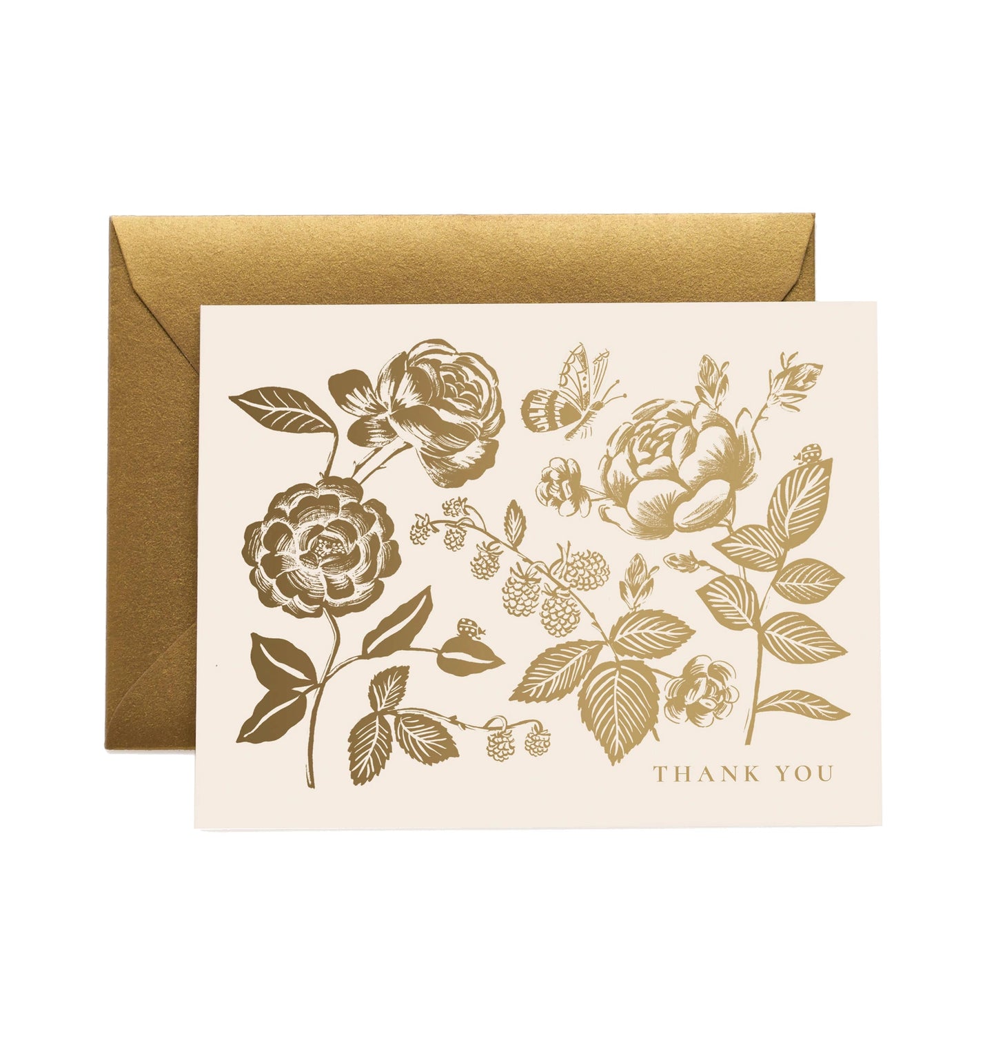 Boxed Set of English Rose Thank You Cards