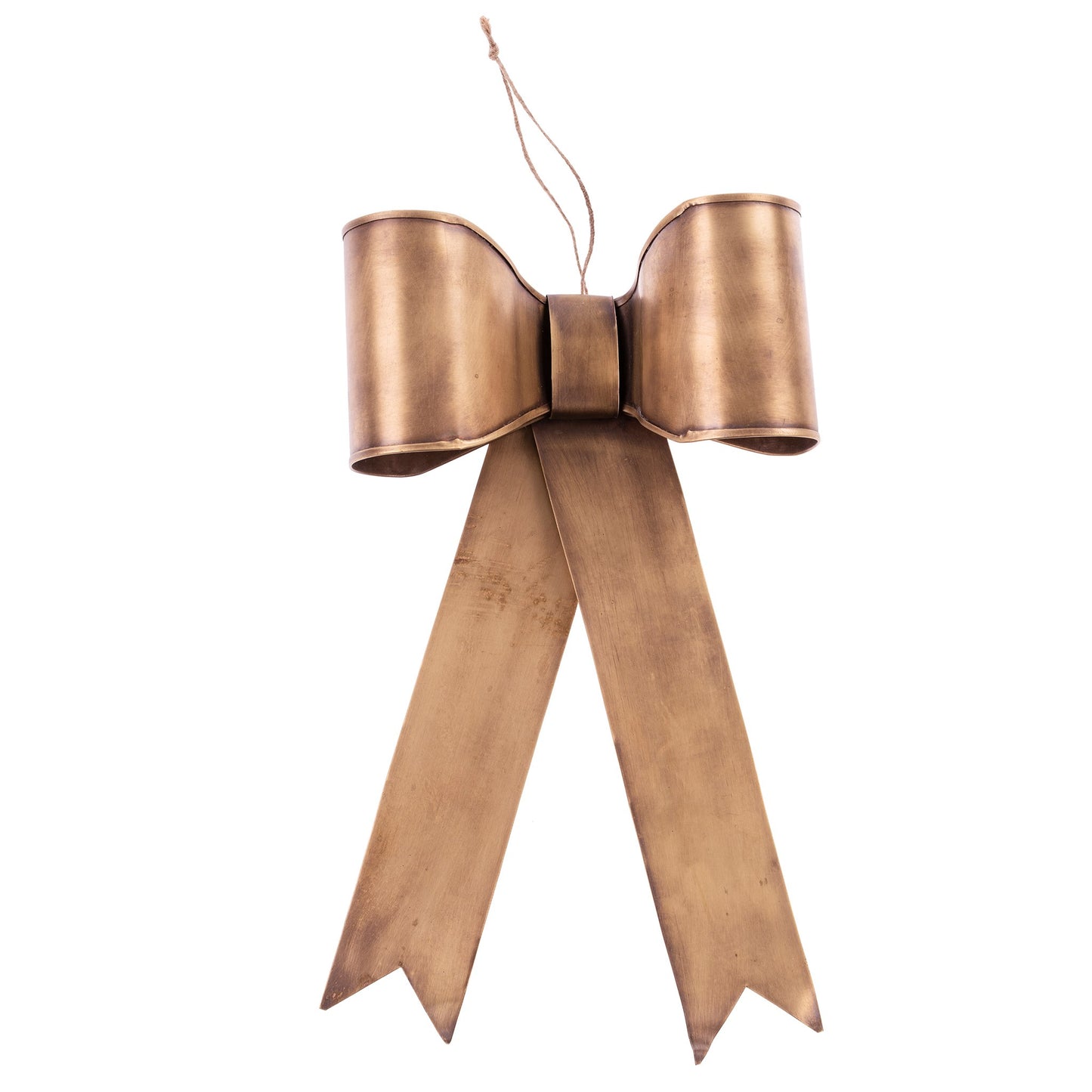 Large Brass Bow Ornament