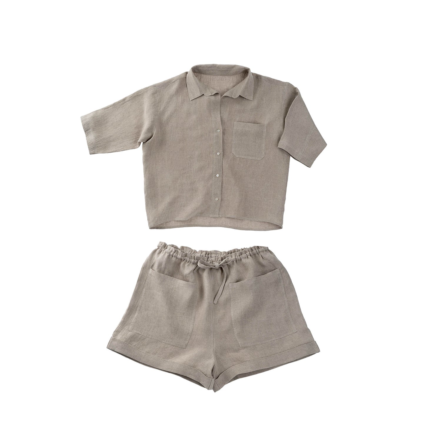 Linen Lounge Set, Natural