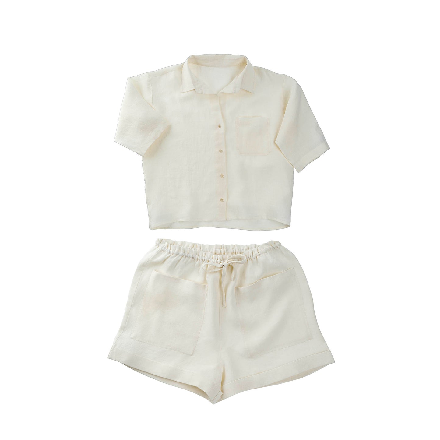 Linen Lounge Set, Ivory