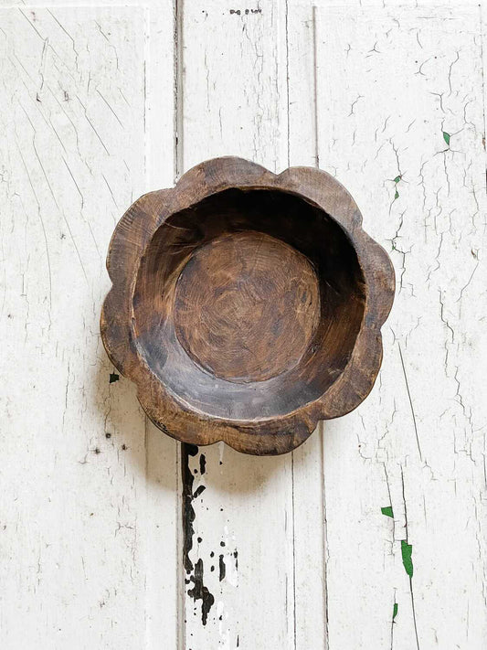 Flower Dough Bowl in Natural