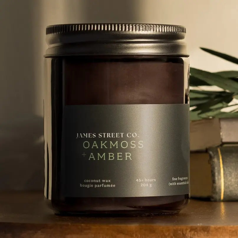 Oakmoss + Amber Candle