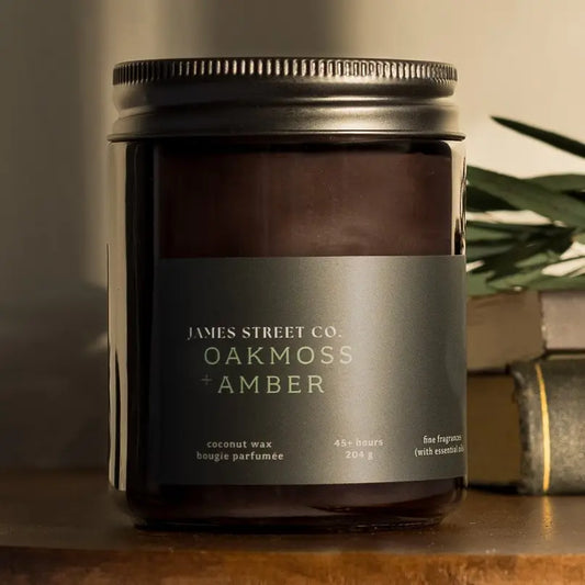Oakmoss + Amber Candle