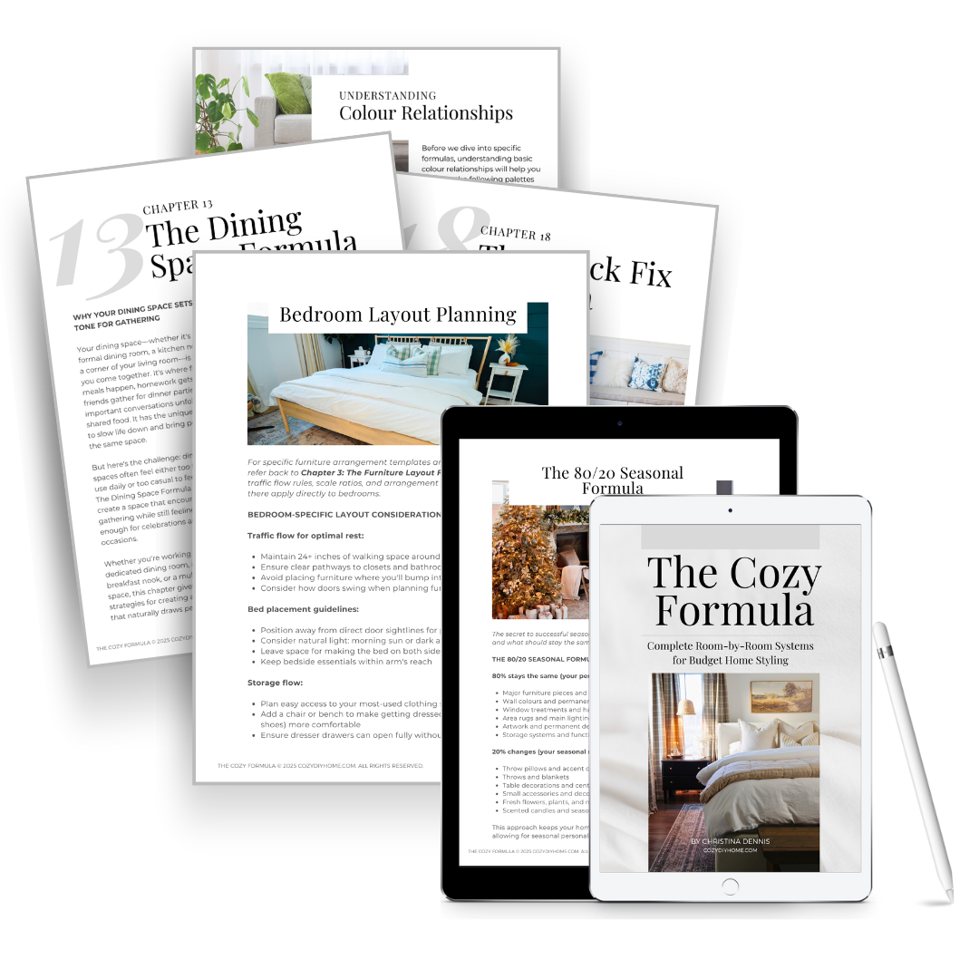 The Cozy Formula Interior Styling Course: Complete Room-by-Room Systems for Budget Home Styling