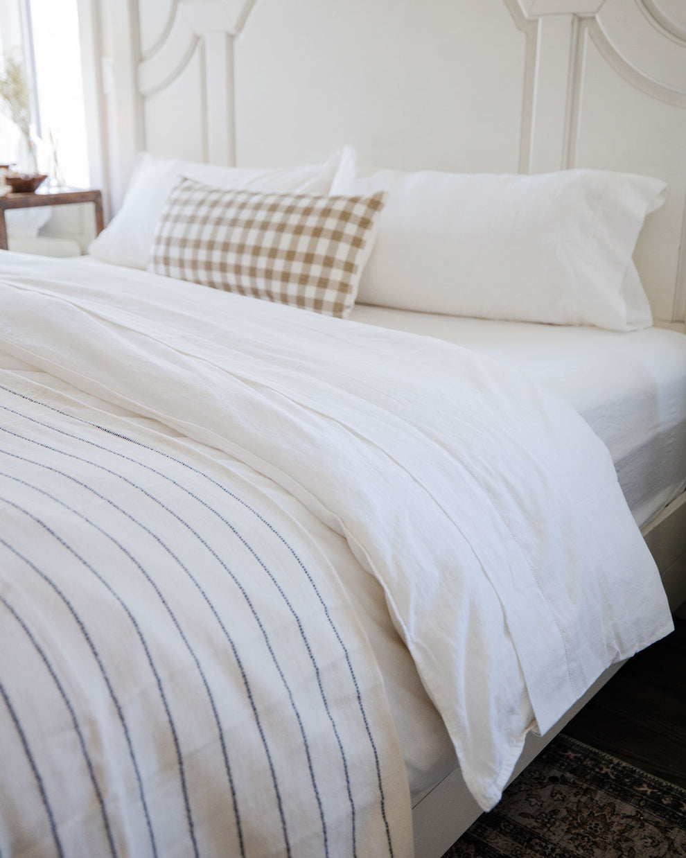 Signature Linen Cotton Blend Sheets PREORDER Cozy Prairie Linens Co.