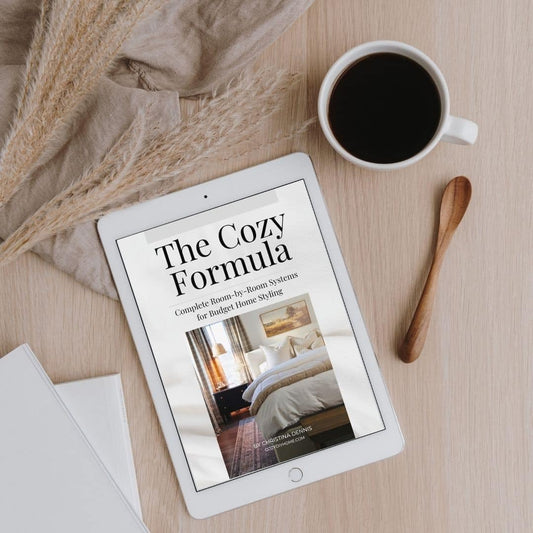 The Cozy Formula Interior Styling Course: Complete Room-by-Room Systems for Budget Home Styling