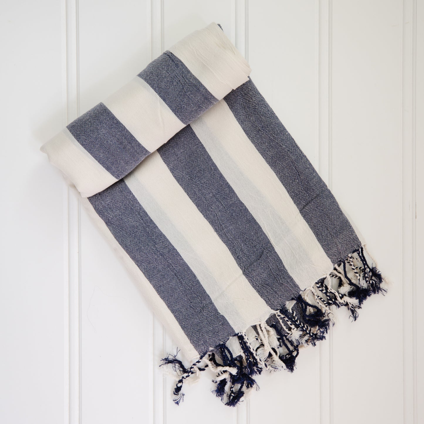 Navy Blue Beach Towel - Lightweight