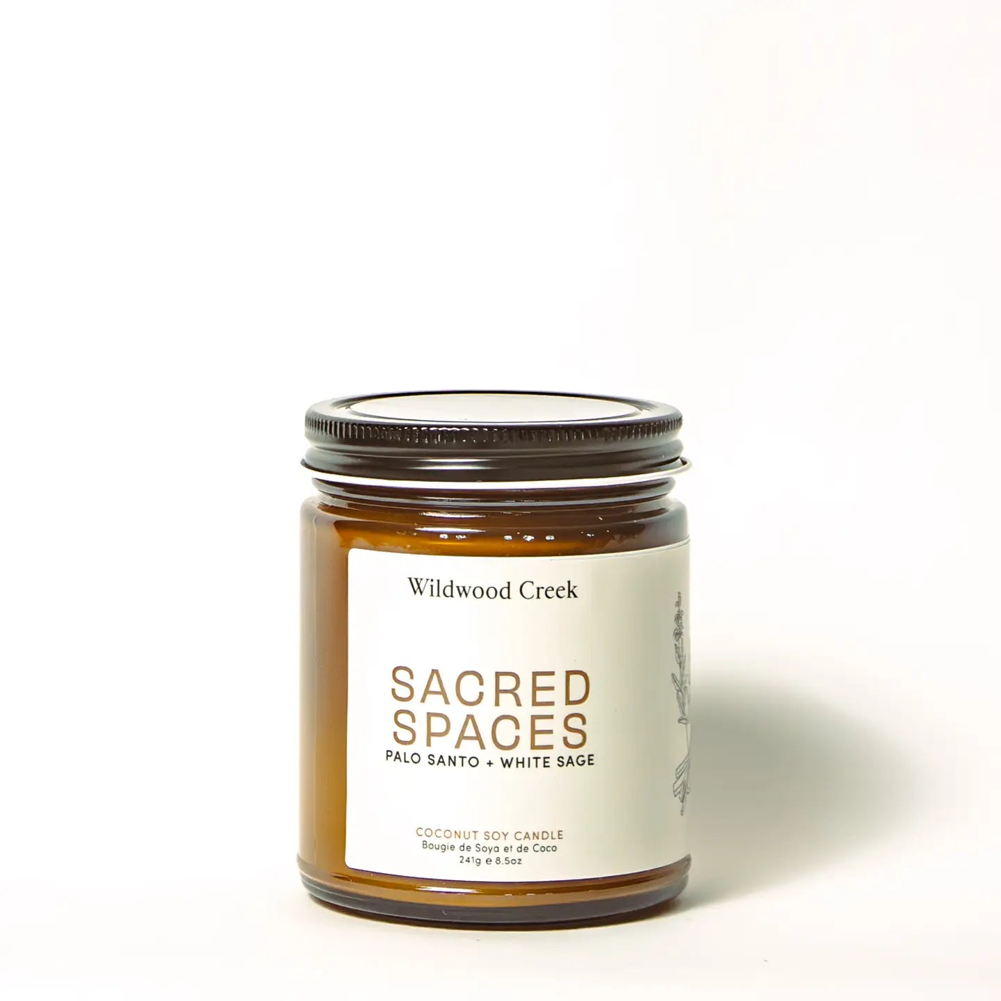 Sacred Spaces Natural Coconut Soy Wax Candle