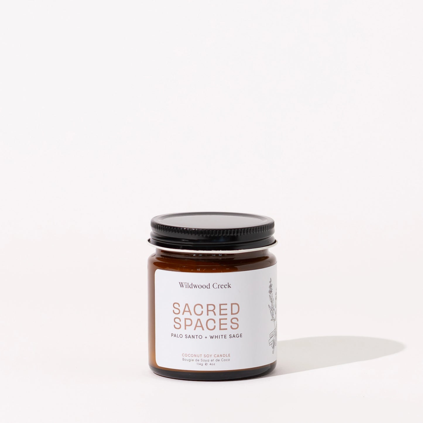 Sacred Spaces Natural Coconut Soy Wax Candle