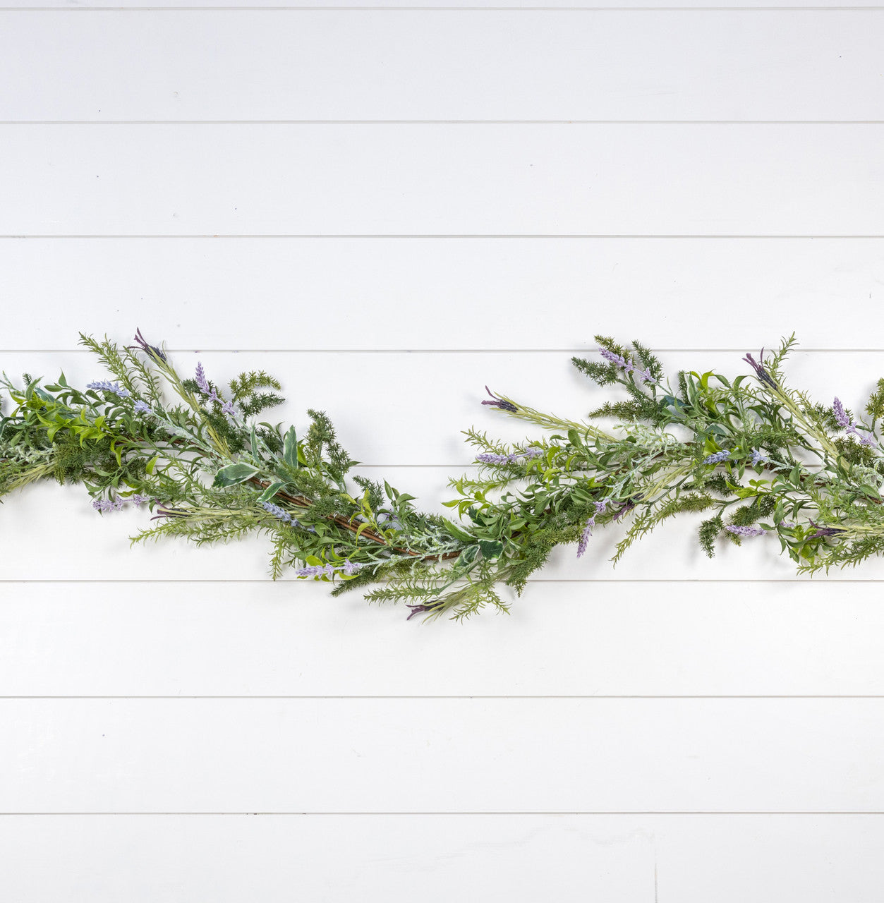 6' Faux Lavender & Herb Garland